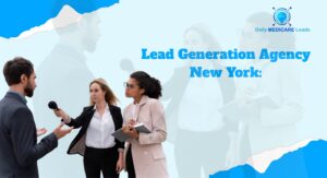 Professional team discussing marketing strategy Lead Generation Agency New York by Daily Medicare Leads