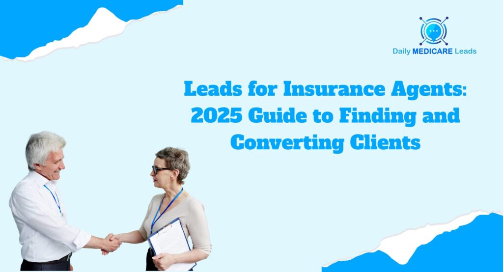 Two insurance professionals shaking hands, symbolizing trust and successful lead conversion for insurance agents.