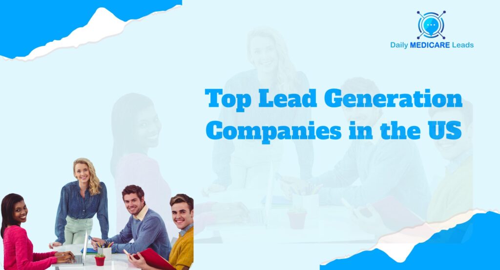 Professional marketing team analyzing data and leads on digital dashboards representing top lead generation companies in the US helping agencies grow through verified Medicare and senior leads.