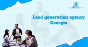 Marketing professionals in Georgia analyzing data for business growth through a lead generation agency.